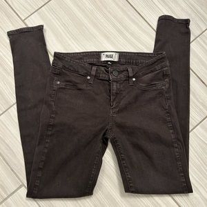 PAIGE - Verdugo Ultra Skinny Jeans Black